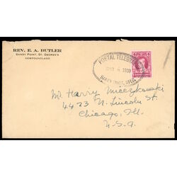 newfoundland postal telegraphs