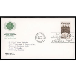 canada stamp 516 sir alexander mackenzie 6 1970 FDC PC 012