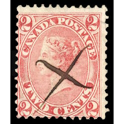 canada stamp 20 queen victoria 2 1859 U VG F 056