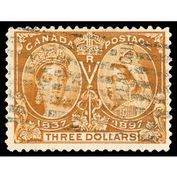 canada stamp 63 queen victoria diamond jubilee 3 1897 U F 069