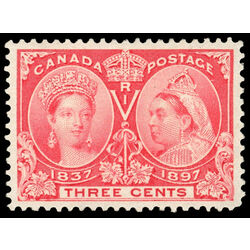 canada stamp 53 queen victoria diamond jubilee 3 1897 M XFNH 038