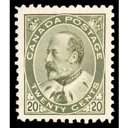 canada stamp 94 edward vii 20 1904 M VF 031