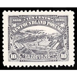 newfoundland stamp 95 paper mills 10 1910 M VF 012