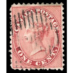 canada stamp 14 queen victoria 1 1859 U VF 100
