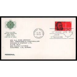 canada stamp 517 mowat and parliament buildings 6 1970 FDC PC 010
