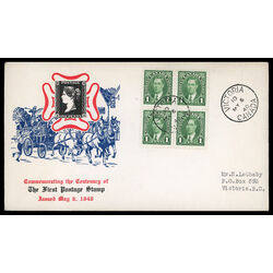 canada stamp 231 king george vi 1 1937 FDC EVENT 020