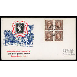 canada stamp 232 king george vi 2 1937 FDC EVENT 012