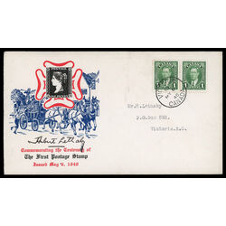 canada stamp 231 king george vi 1 1937 FDC EVENT 021