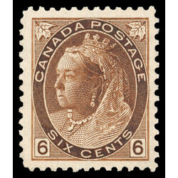 canada stamp 80 queen victoria 6 1898 M XFNH 044