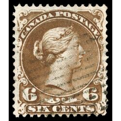 canada stamp 27c queen victoria 6 1868 U F 006