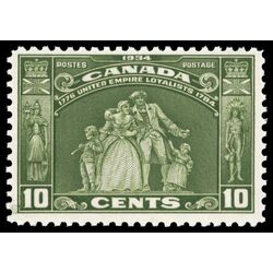 canada stamp 209 loyalists statue 10 1934 M VFNH 042
