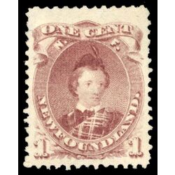 newfoundland stamp 32a edward prince of wales 1 1871 M XF 014