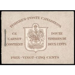 canada stamp bk booklets bk29c king george vi 1937 M VFNH 004