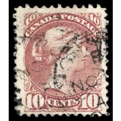 canada stamp 40 queen victoria 10 1877 U VF 023