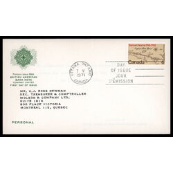 canada stamp 540 samuel hearne 6 1971 FDC PC 008