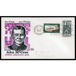 canada stamp 486 7 fdc canadian vimy memorial near arras france john mccrae 1968 FDC COMBO 002