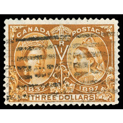 canada stamp 63 queen victoria diamond jubilee 3 1897 U VF 071
