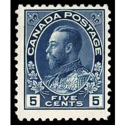 canada stamp 111 king george v 5 1914 M F 029