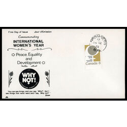 canada stamp 668 female symbol 8 1975 FDC PC 005