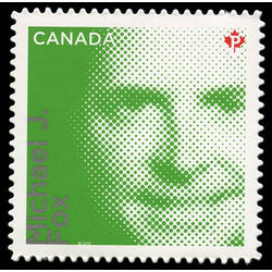 canada stamp 2553 michael j fox 2012