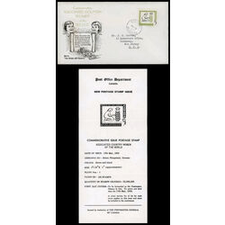canada stamp 385 woman and tree 5 1959 FDC PC 019