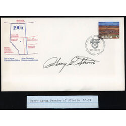 canada stamp 864 strip mining cowley ab 17 1980 FDC PC 005