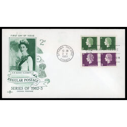canada stamp 402 queen elizabeth ii 2 1963 FDC COMBO 017