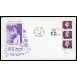 canada stamp 403 queen elizabeth ii 3 1963 FDC PC 014