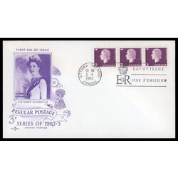 canada stamp 403 queen elizabeth ii 3 1963 FDC PC 015