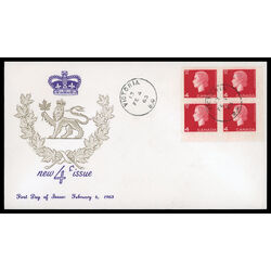 canada stamp 404 queen elizabeth ii 4 1963 FDC LR 017