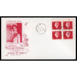 canada stamp 404 queen elizabeth ii 4 1963 FDC UR 022