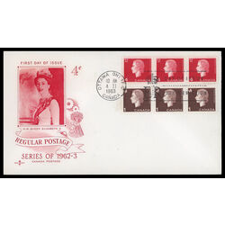 canada stamp 404 queen elizabeth ii 4 1963 FDC COMBO 024