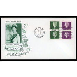 canada stamp 402 queen elizabeth ii 2 1963 FDC COMBO 024