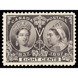 canada stamp 56 queen victoria diamond jubilee 8 1897 M VF 090