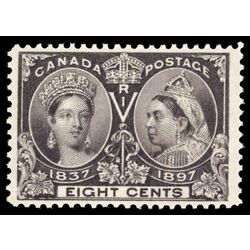 canada stamp 56 queen victoria diamond jubilee 8 1897 M VF 091