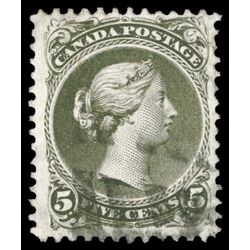 canada stamp 26 queen victoria 5 1875 U F VF 032