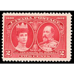 canada stamp 98 king edward vii queen alexandra 2 1908 M F VFNH 036