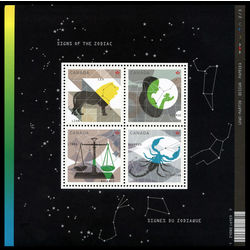 canada stamp 2446 signs of the zodiac 2 44 2012