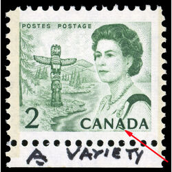 canada stamp 455piv queen elizabeth ii pacific totem 2 1972 M VFNH 001
