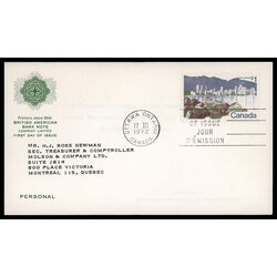 canada stamp 600 vancouver 1 1972 FDC PC 010