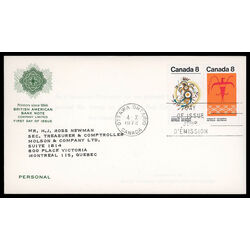 canada stamp 565a plains indians 1972 FDC PC 004