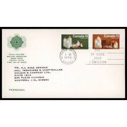 canada stamp 608 christmas candles 10 1972 FDC PC 004