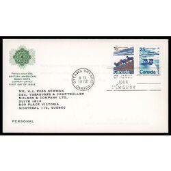canada stamp 595 mountain sheep 15 1972 FDC PC 001
