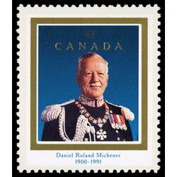canada stamp 1447 daniel roland michener 42 1992