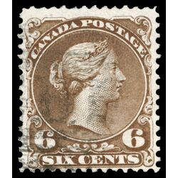 canada stamp 27c queen victoria 6 1868 U F 007