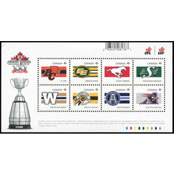 canada stamp 2558 cfl teams 4 88 2012