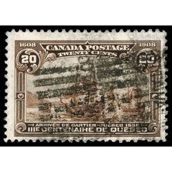 canada stamp 103 cartier s arrival 20 1908 U VF 071