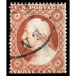 us stamp postage issues 25 washington 3 1857 U 004
