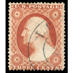 us stamp postage issues 26a washington 3 1857 U VF 003