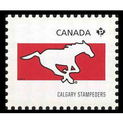 canada stamp 2558c calgary stampeders 2012